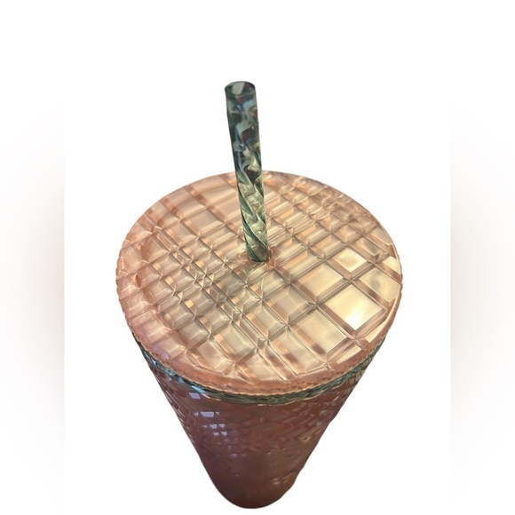 Brand New Authentic Starbucks jeweled tumbler | 24 oz Venti | Pearl Peach - Picture 4 of 6